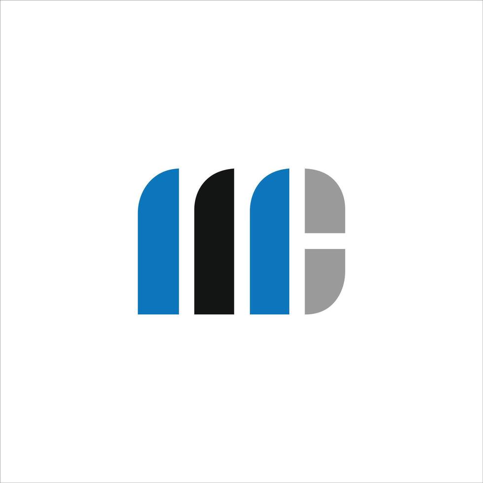 Initial Letter mc logo or cm logo vector design template