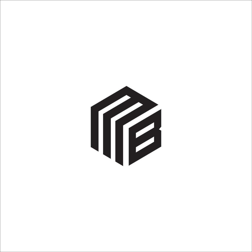 Initial letter mb logo or bm logo vector design templates