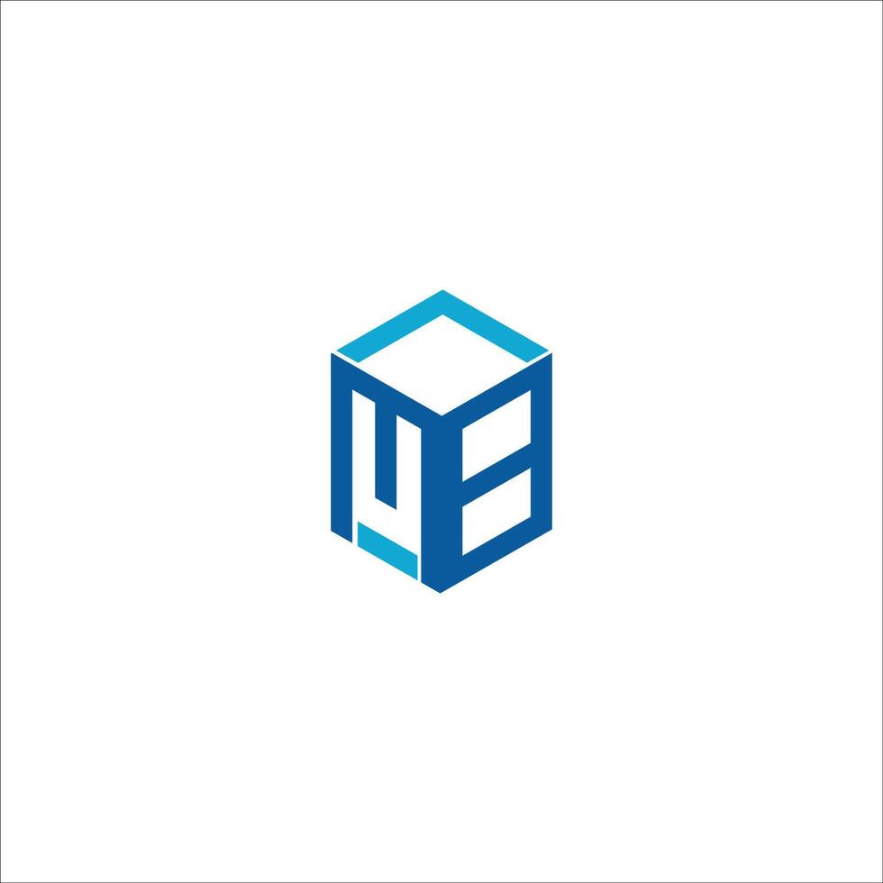 Initial letter mb logo or bm logo vector design template