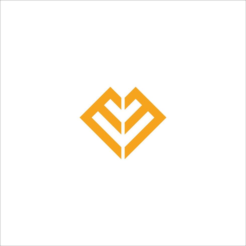 Initial letter mb logo or bm logo vector design template