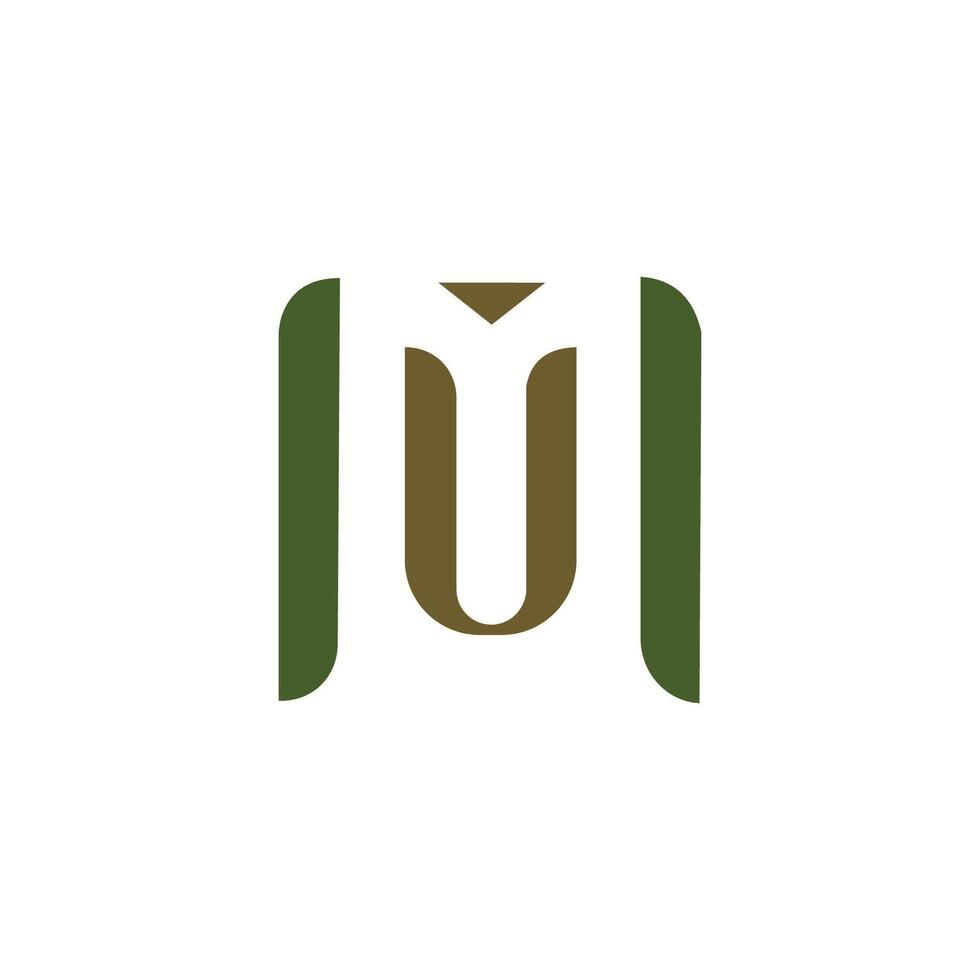 Initial letter m logo design template vector