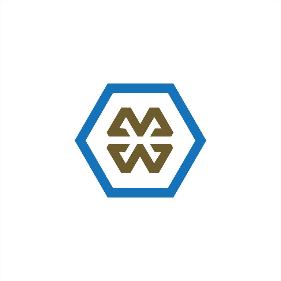 Initial letter m logo design template vector