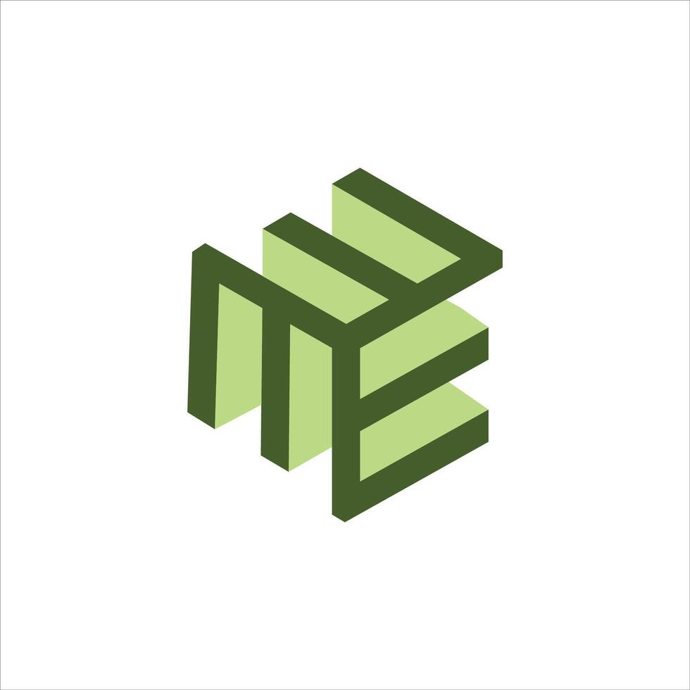 Initial letter m logo design template vector