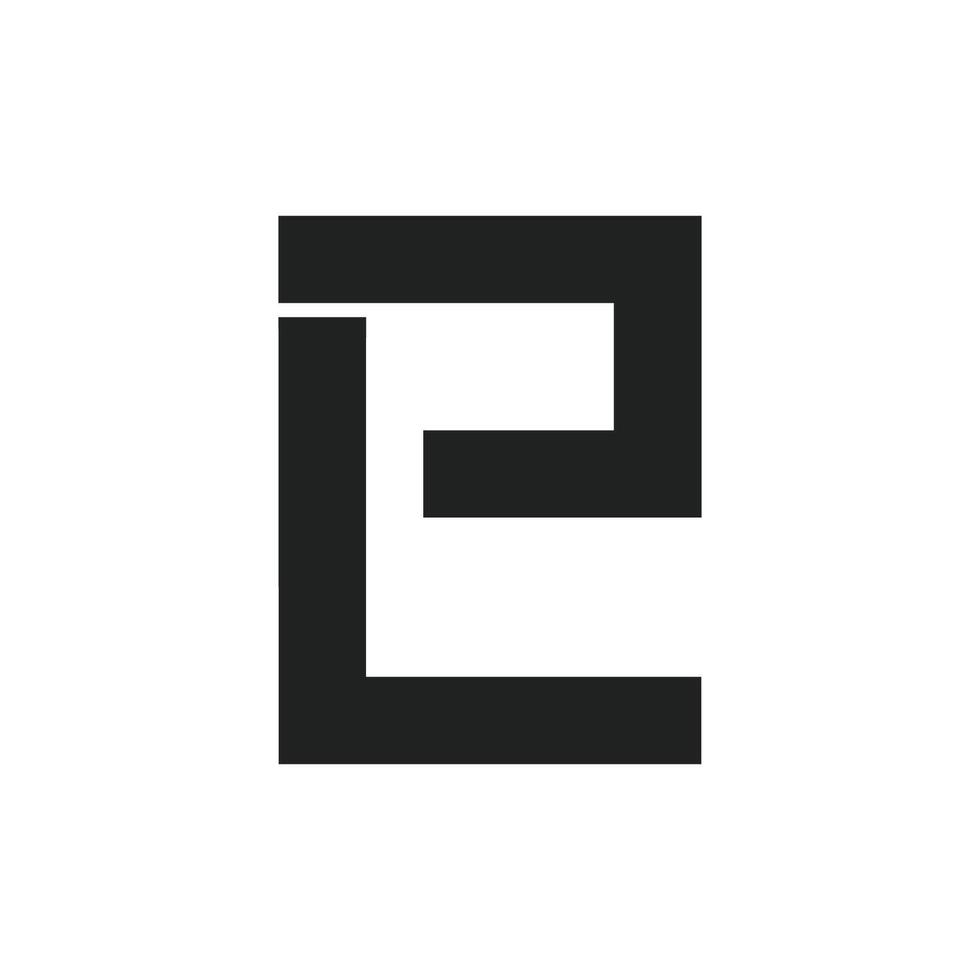 inicial lp letra logo con creativo moderno negocio tipografía vector modelo. creativo resumen letra pl logo diseño.