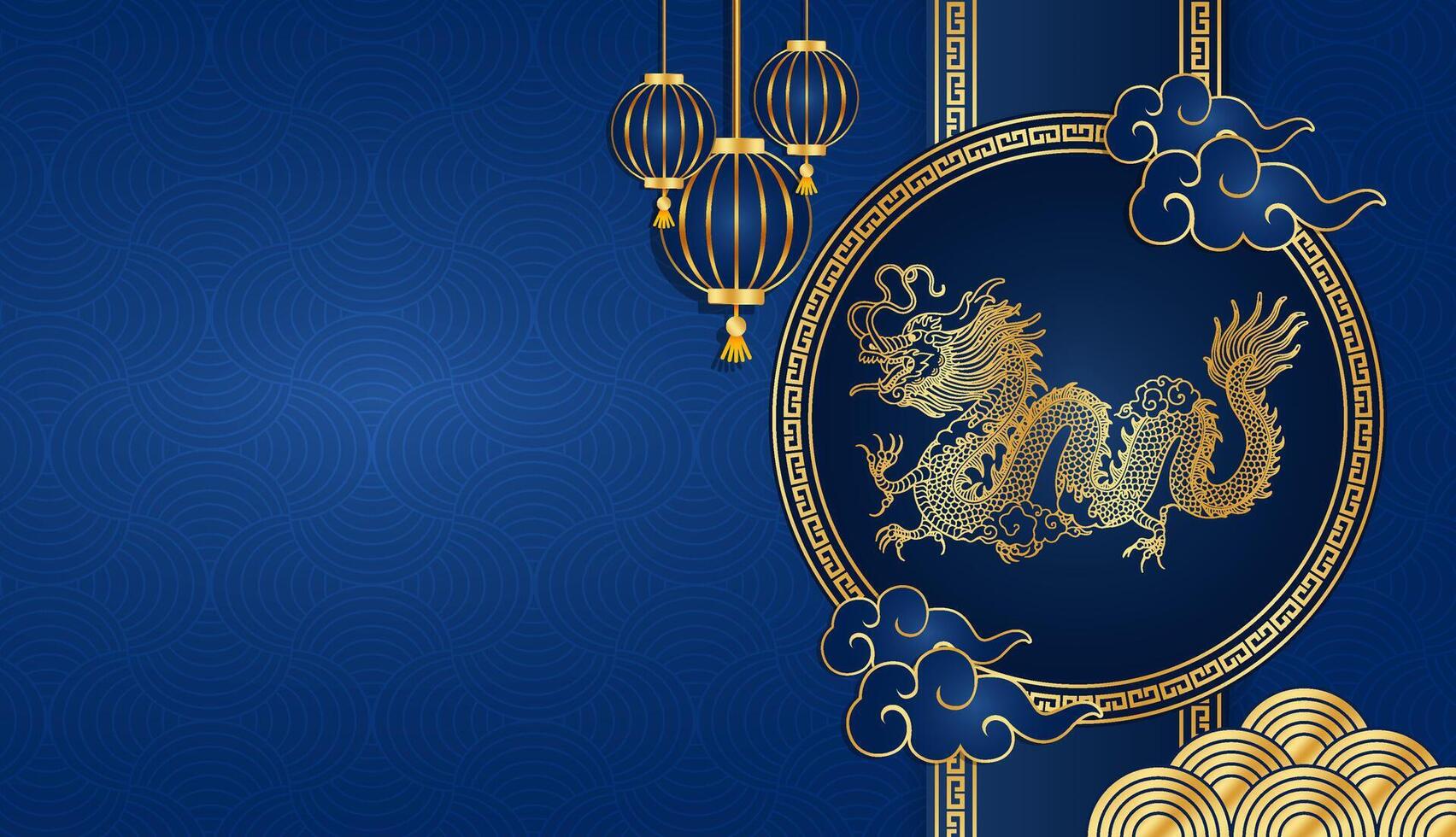 chino nuevo año oriental ornamento shio continuar zodíaco texto espacio zona modelo antecedentes diseño vector