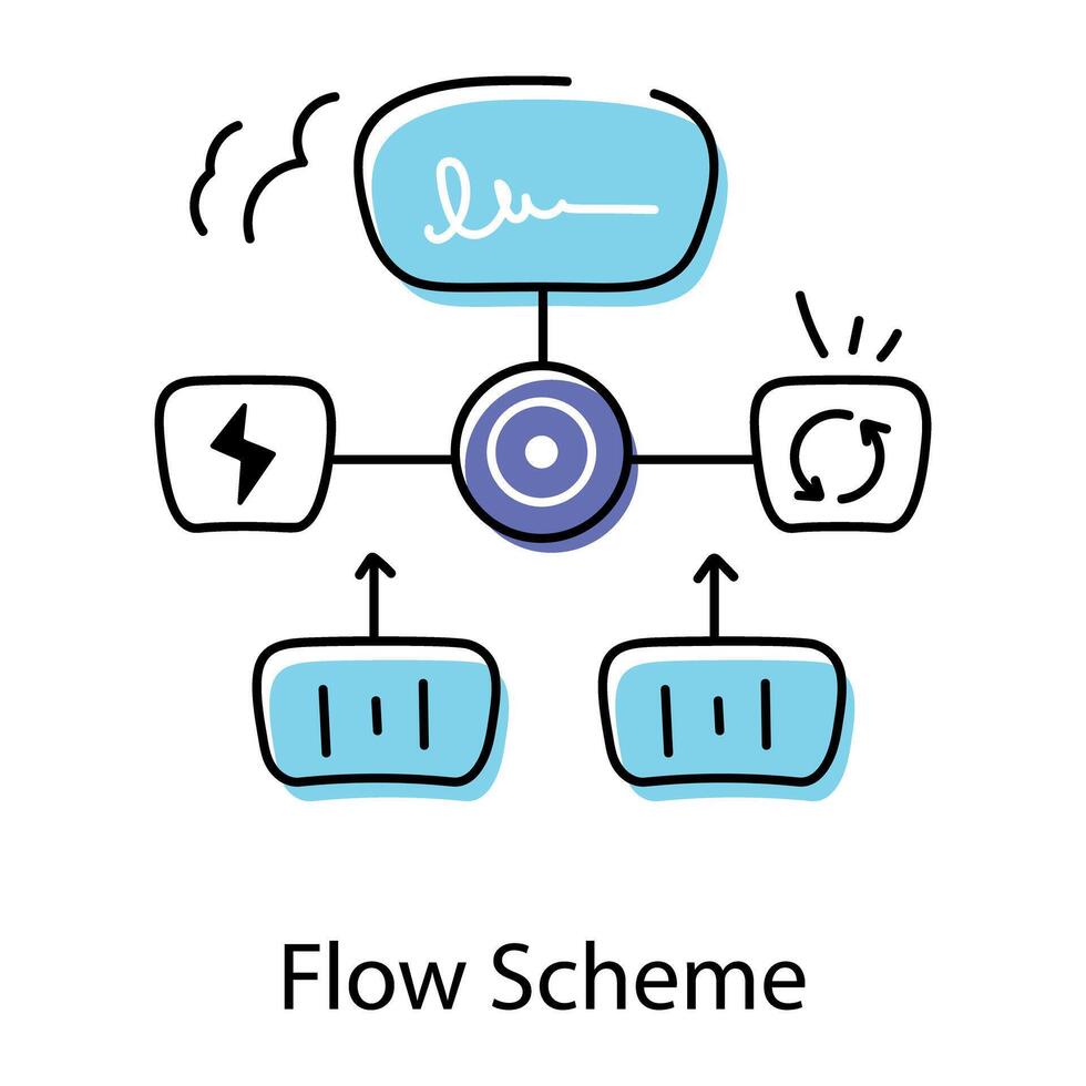 Business Workflow Icon vector