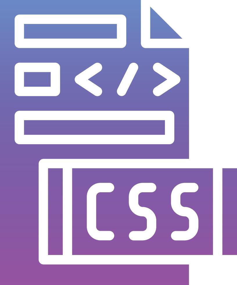 CSS File Vector Icon 37341494 Vector Art at Vecteezy