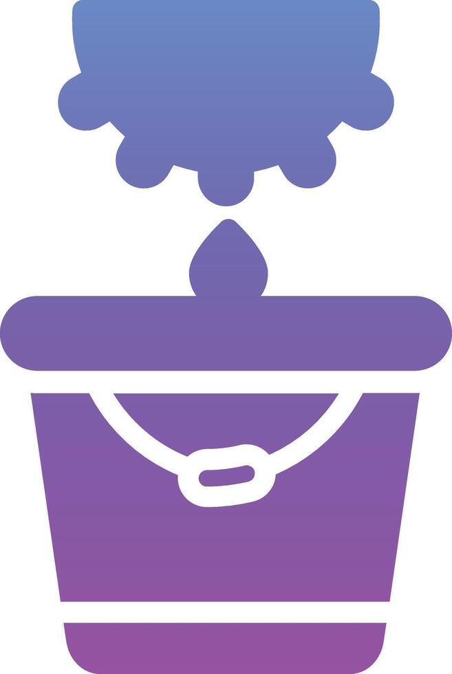 Milk Bucket Vector Icon