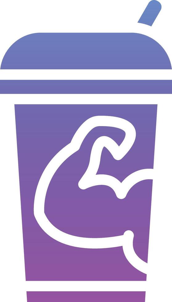 Protein Shake Vector Icon