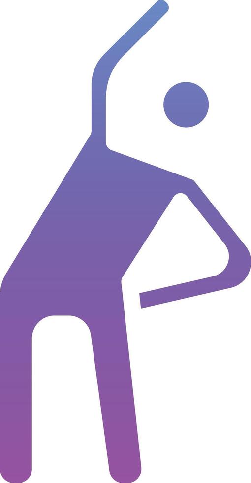 Gym Stretch Vector Icon