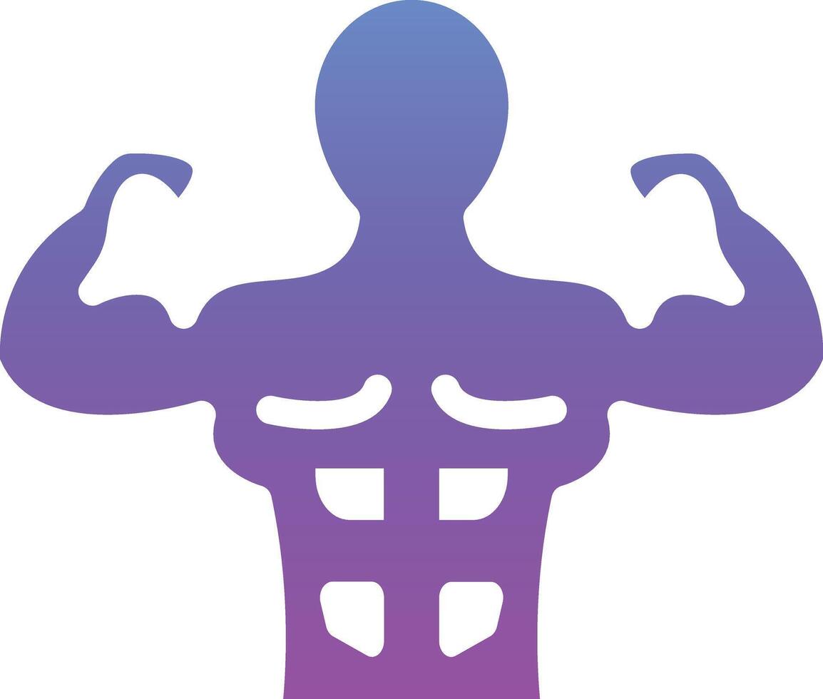 Body Builder Vector Icon