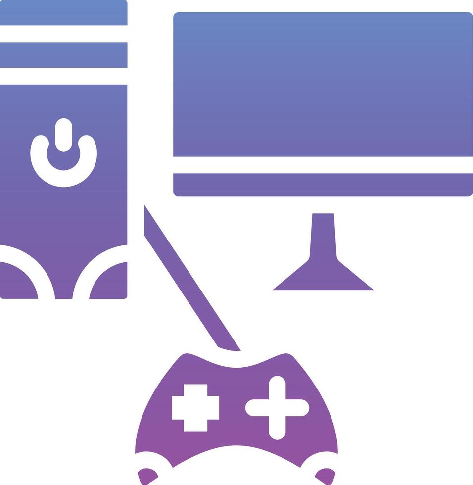 Gaming Pc Vector Icon