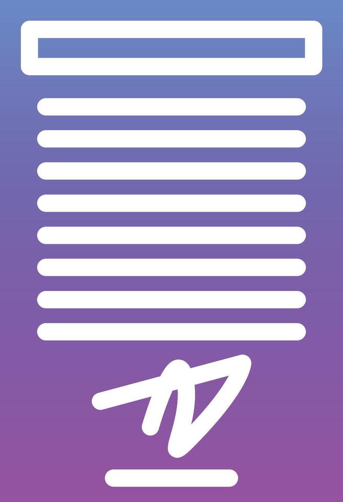 Contract Vector Icon