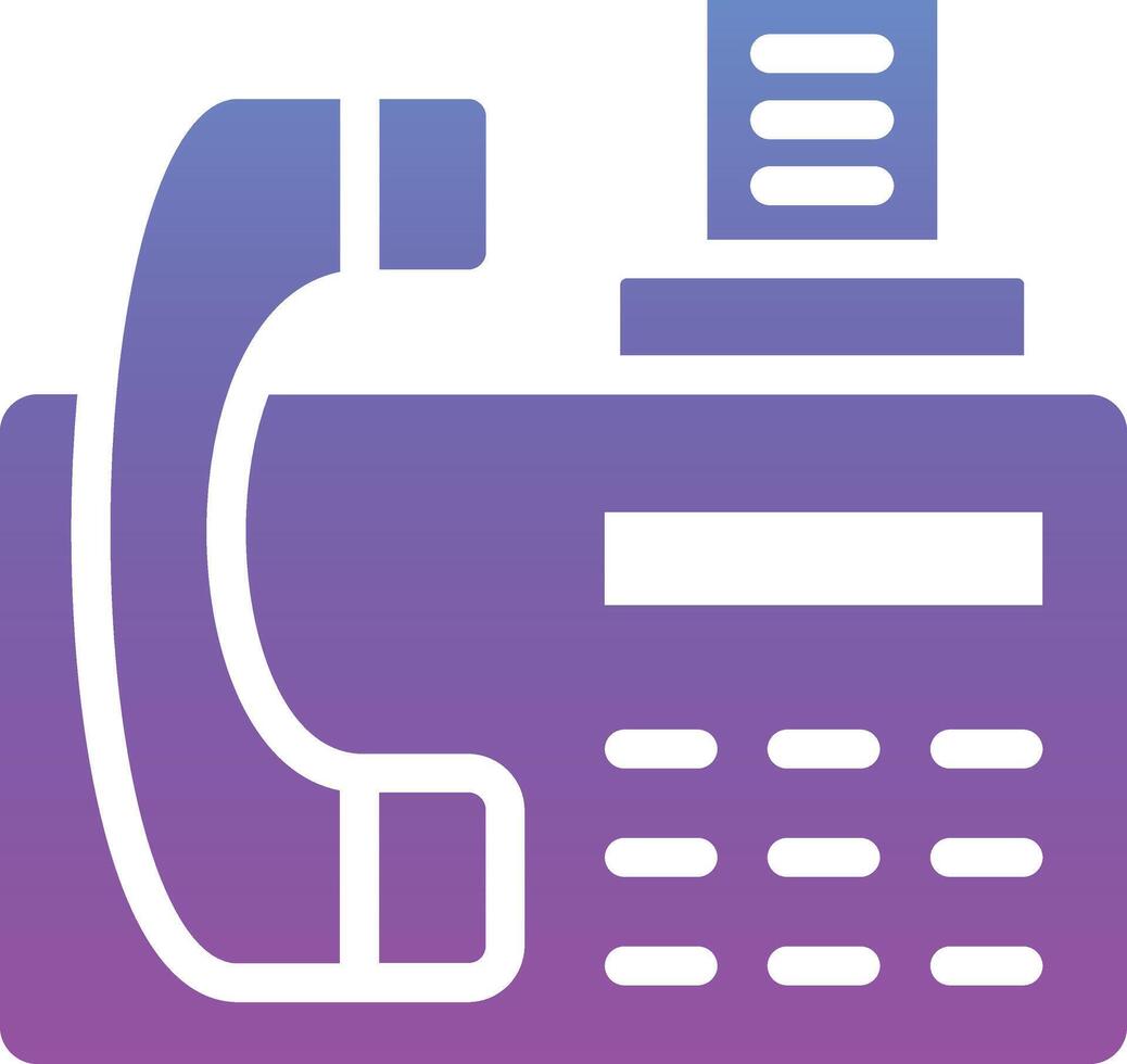 Fax Vector Icon