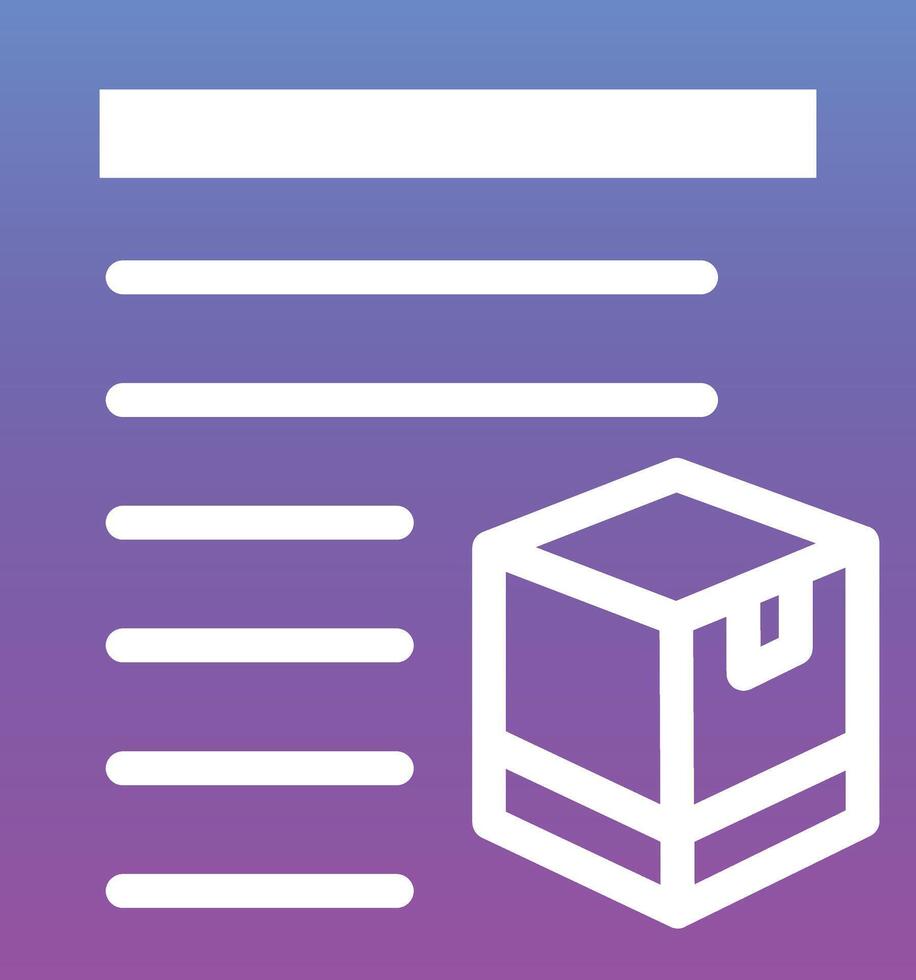 Delivery Note Vector Icon