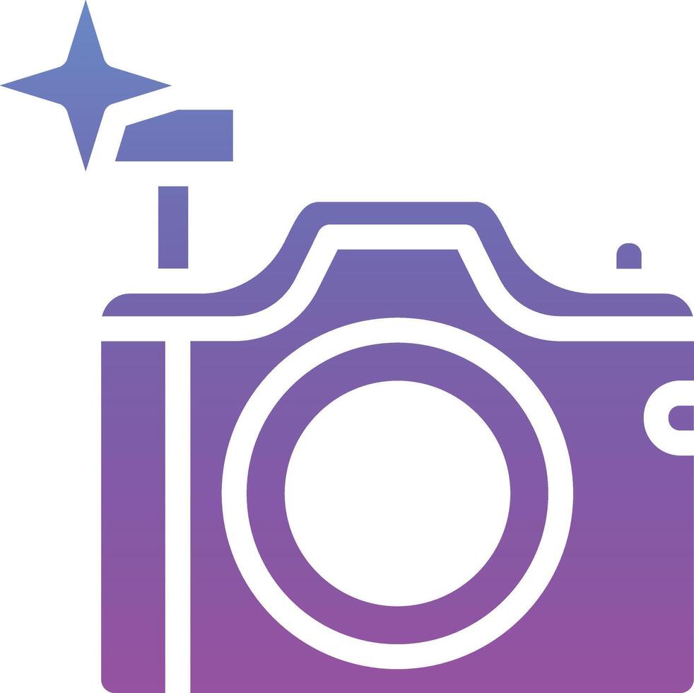 Flash Camera Vector Icon