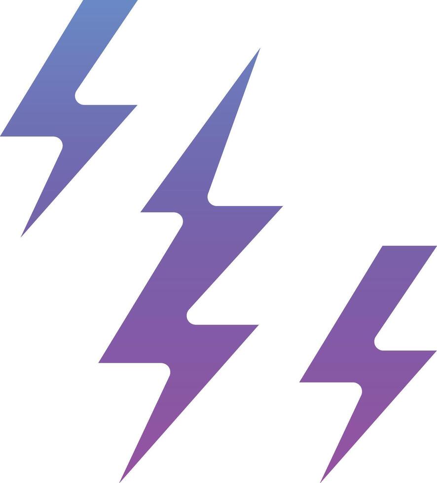 Lightning Vector Icon