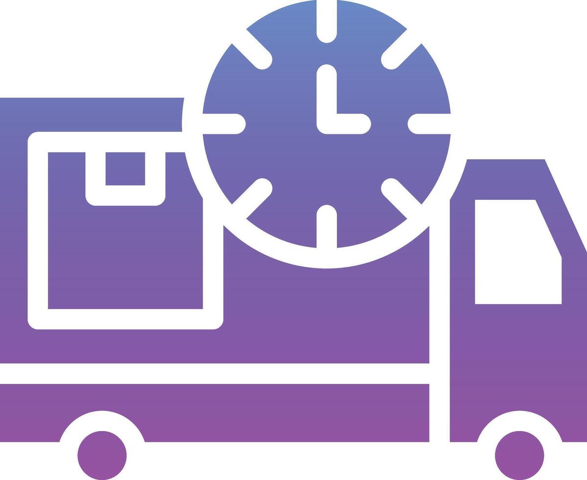 Delivery Time Vector Icon