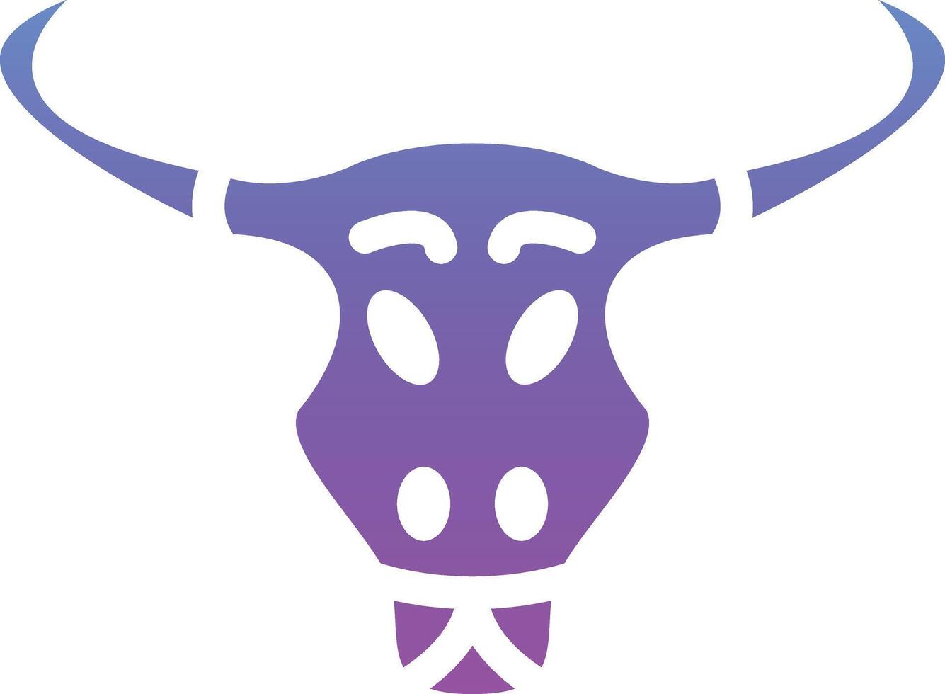 Bull Skull Vector Icon