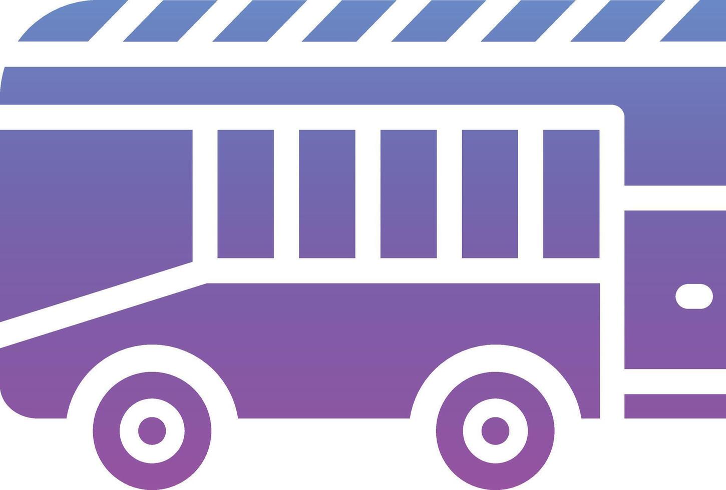 icono de vector de bus