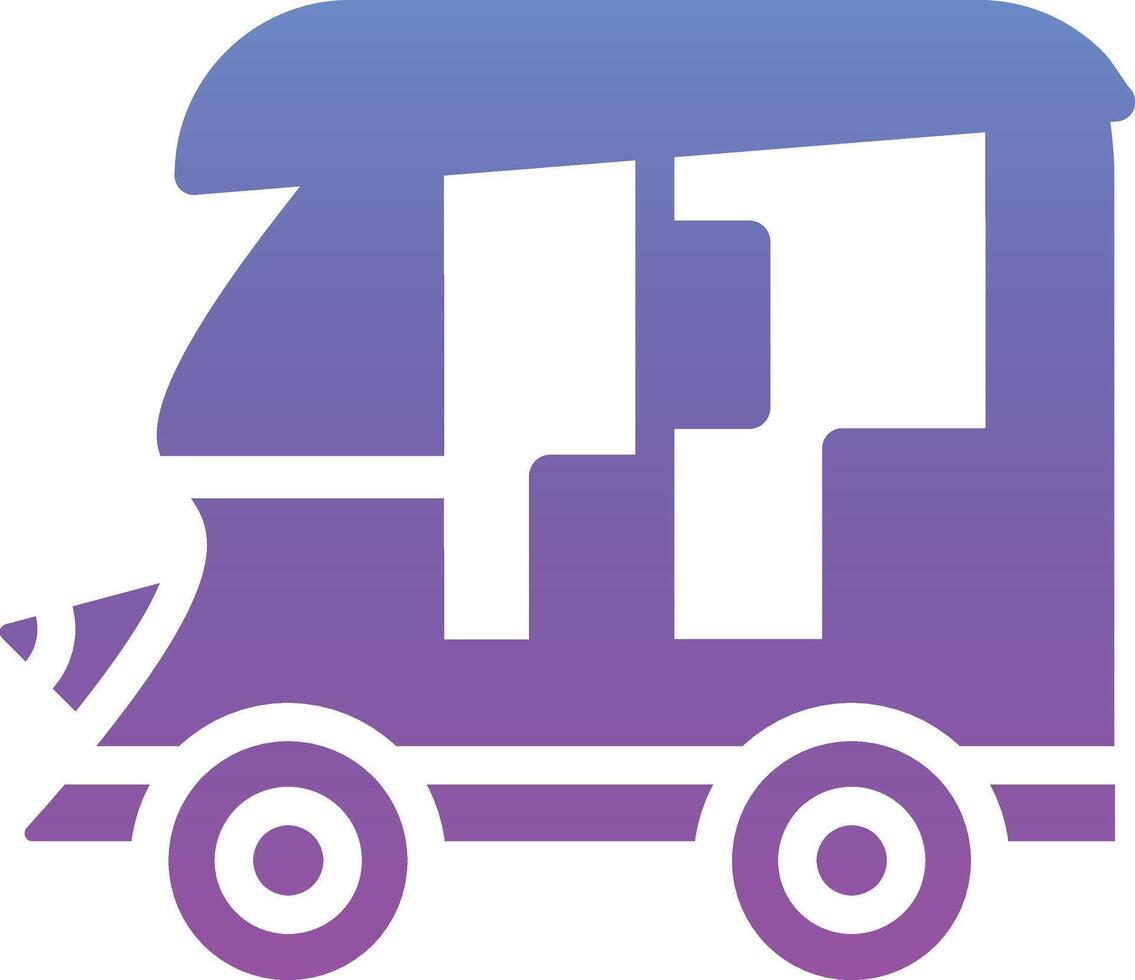 Tuk Tuk Vector Icon