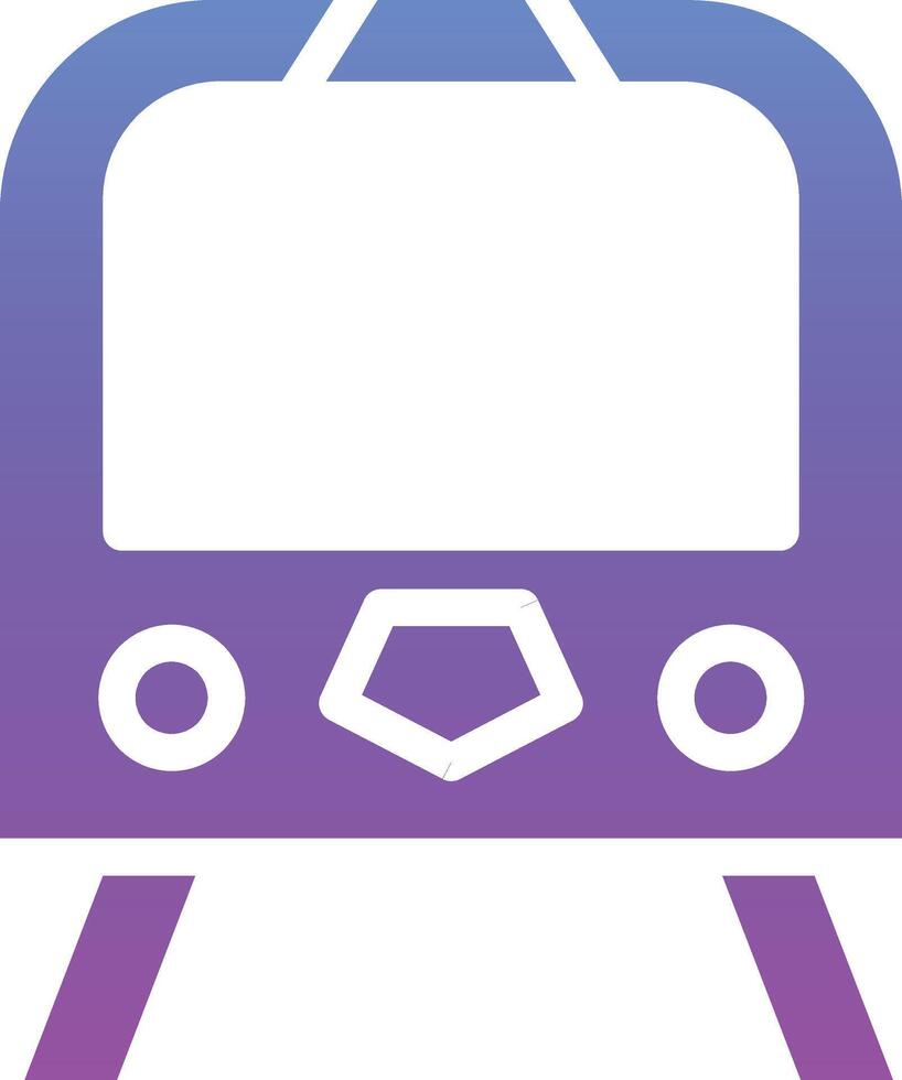 icono de vector de tren