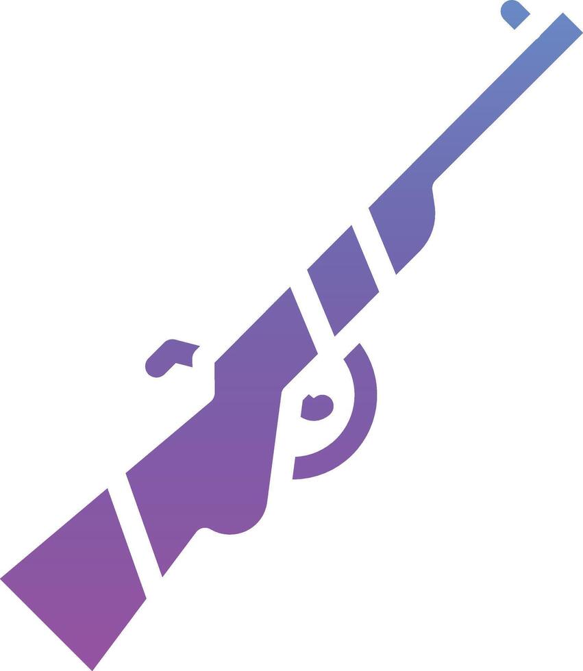 rifle vector icono