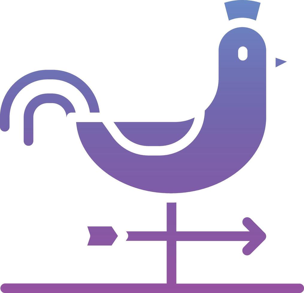 Weathercock Vector Icon