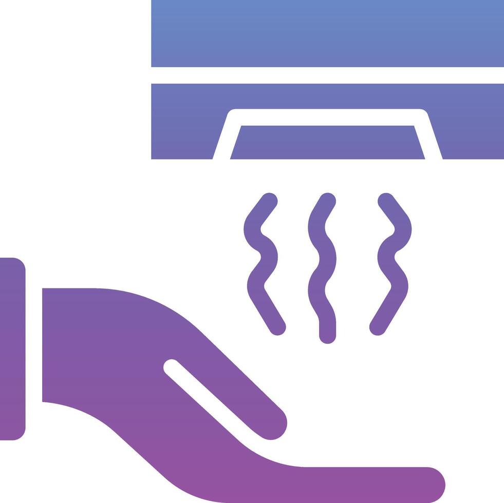 Hand Dryer Vector Icon