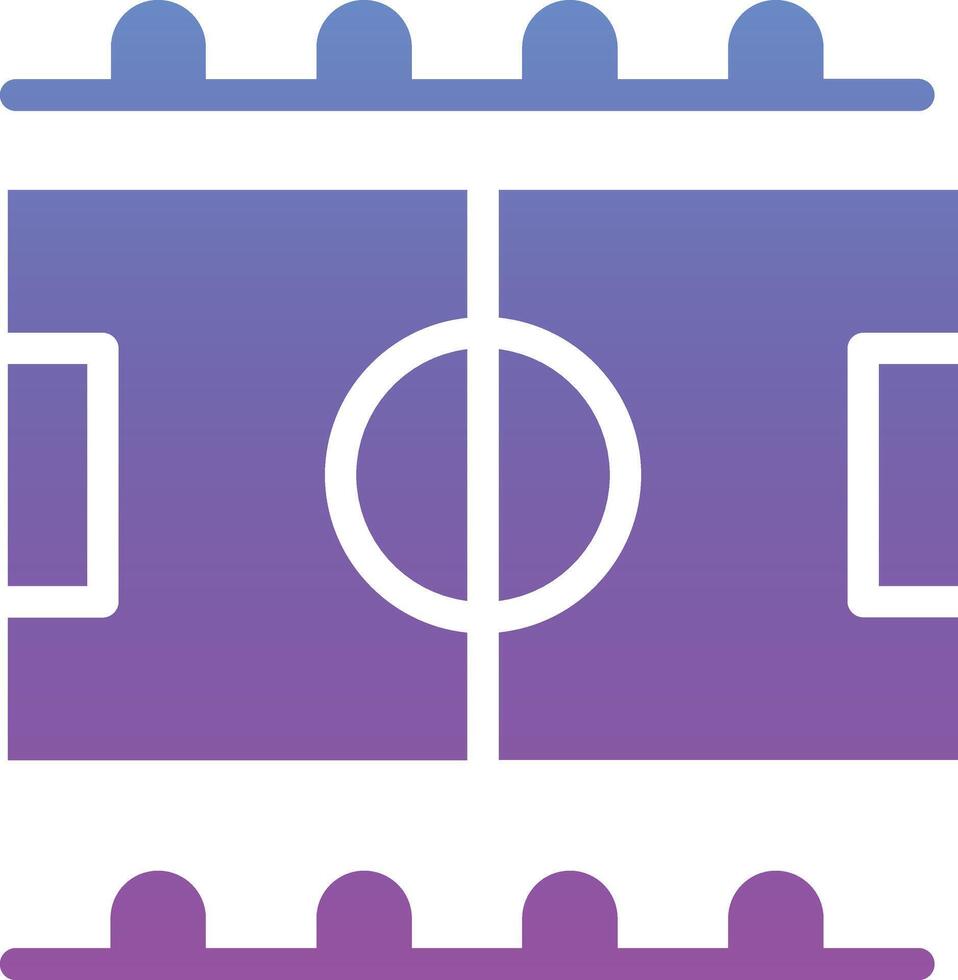 Football Field Vector Icon