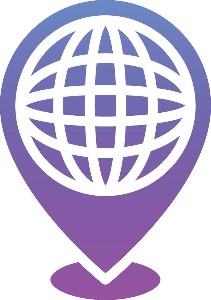 Worldwide Location Vector Icon