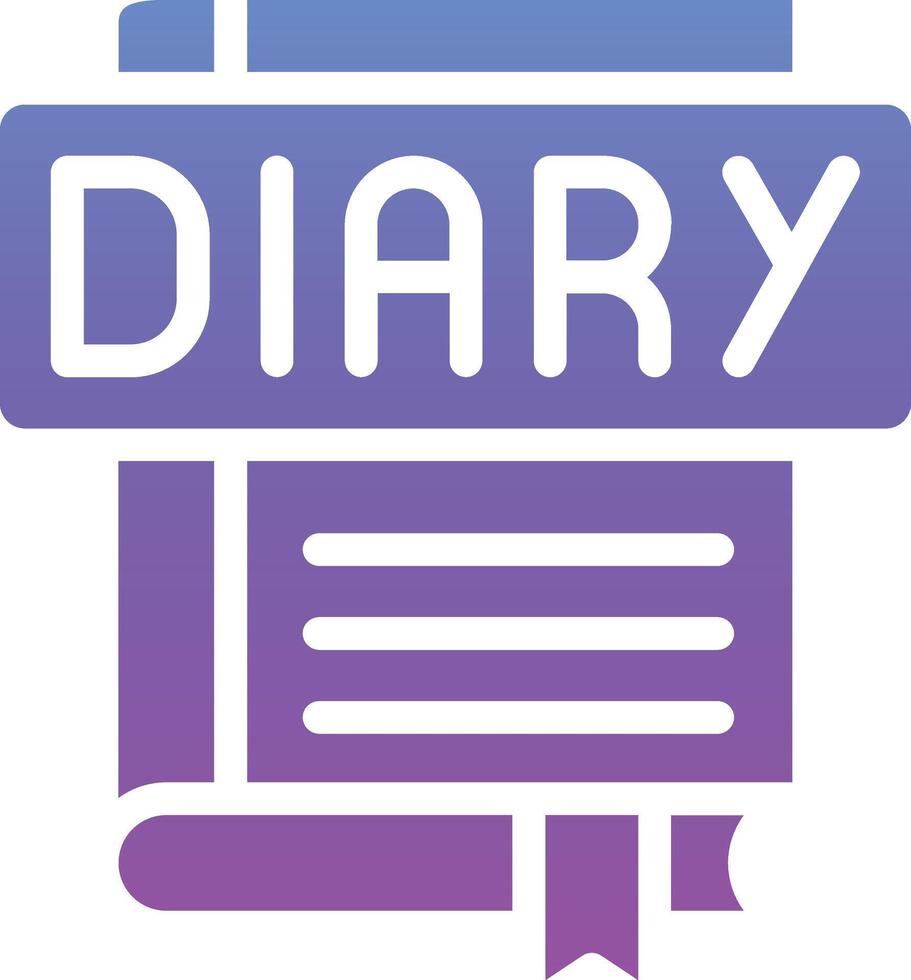 Diary Vector Icon