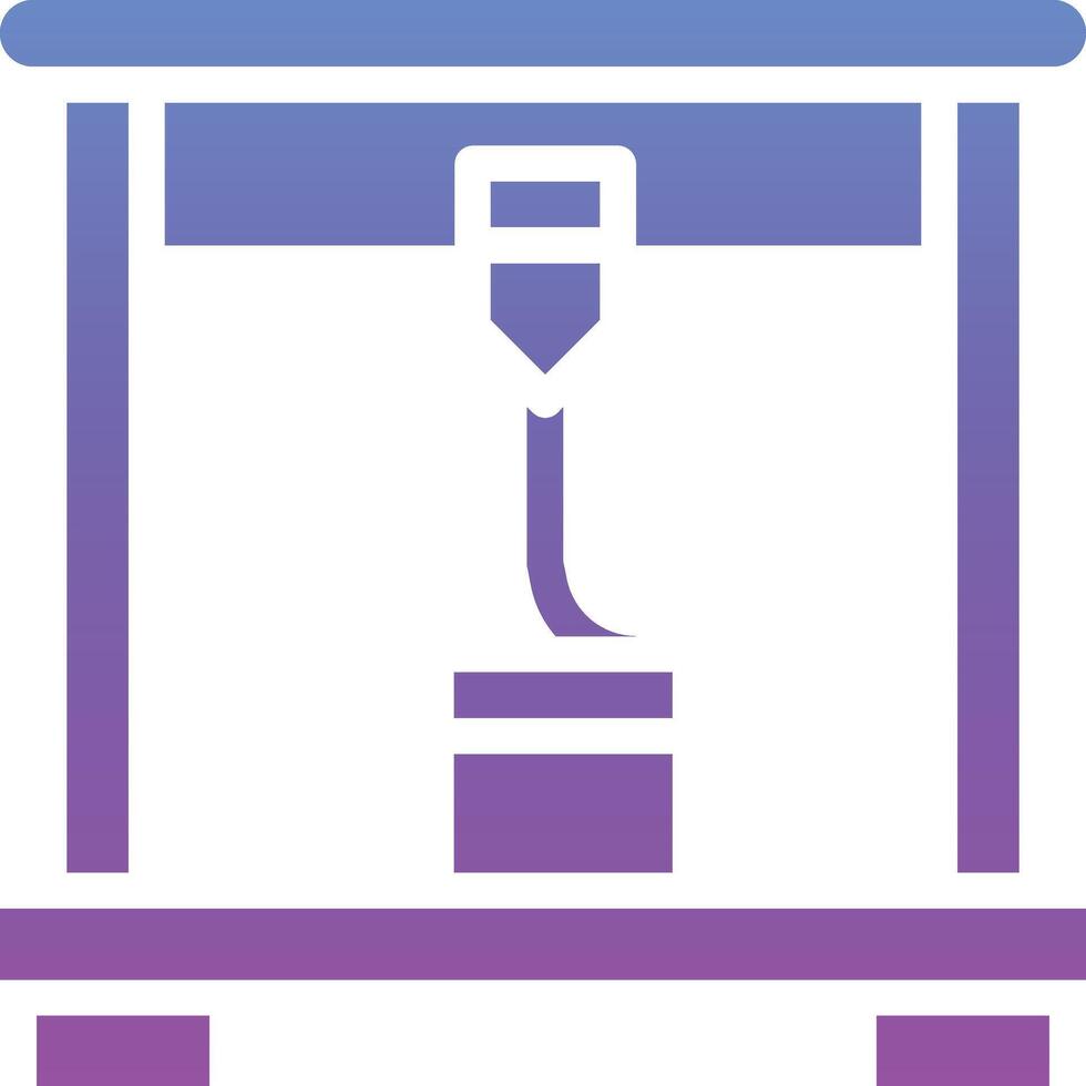 3d Printer Vector Icon