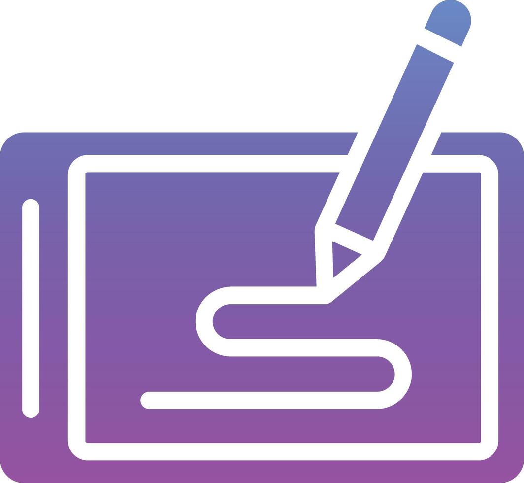 Pen Tablet Vector Icon