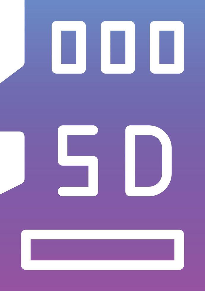 Sd Card Vector Icon
