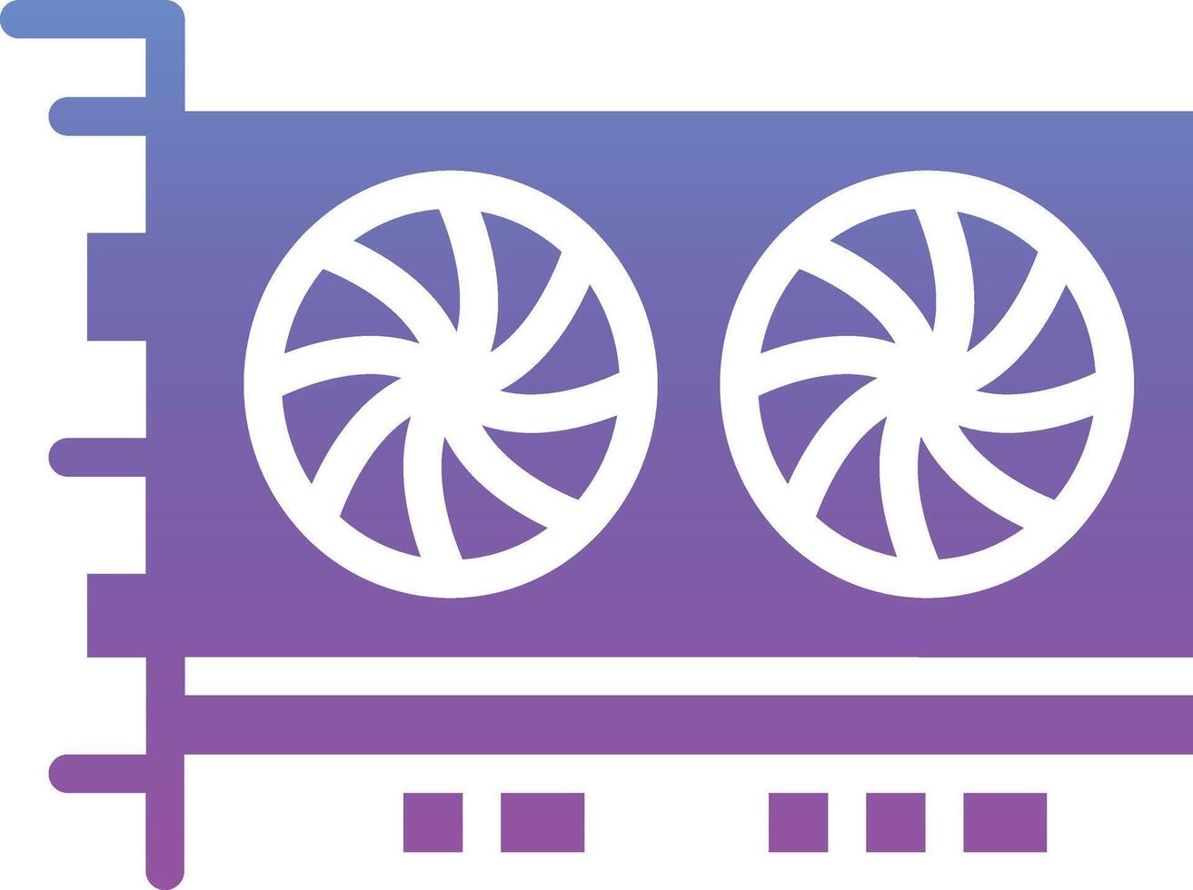 Graphics Card Vector Icon
