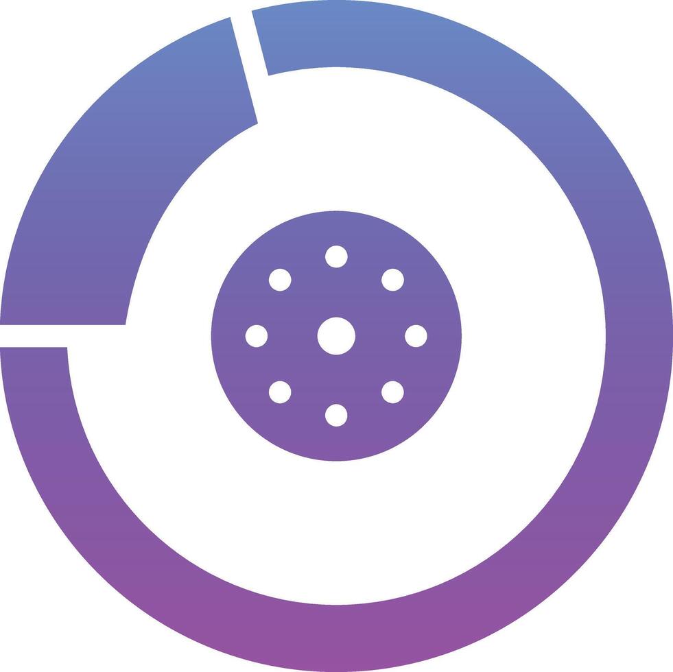 Brake Disc Vector Icon