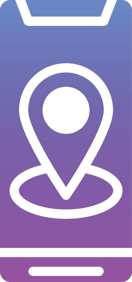 Mobile GPS Vector Icon