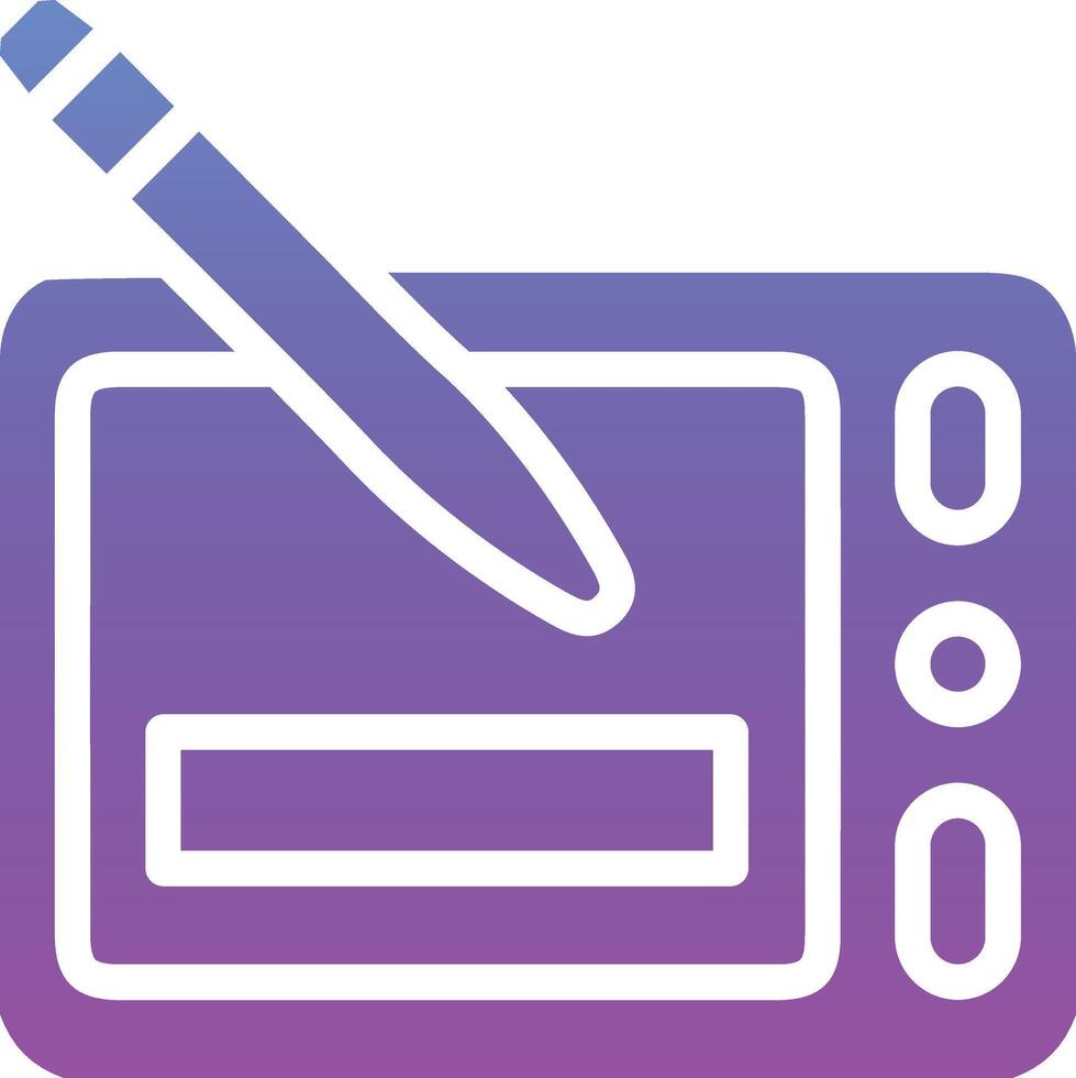 Graphic Tablet Vector Icon