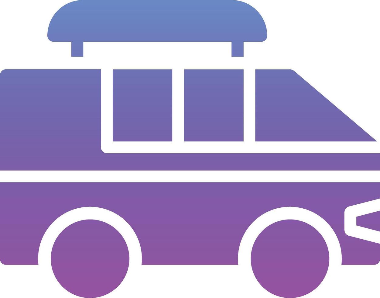 Surf Van Vector Icon