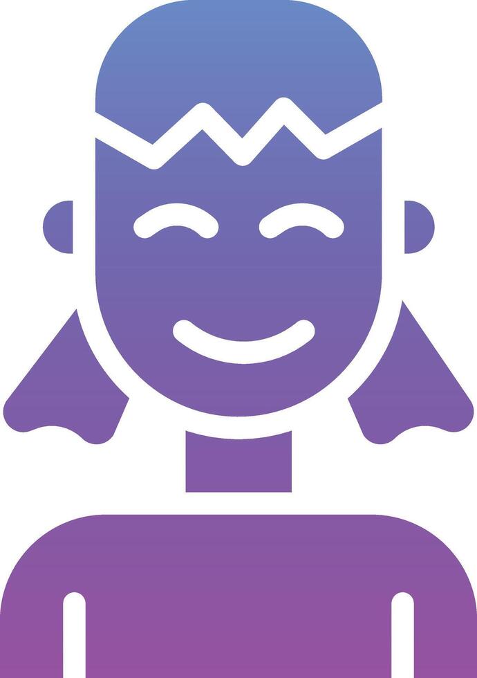 Smiling Women Vector Icon