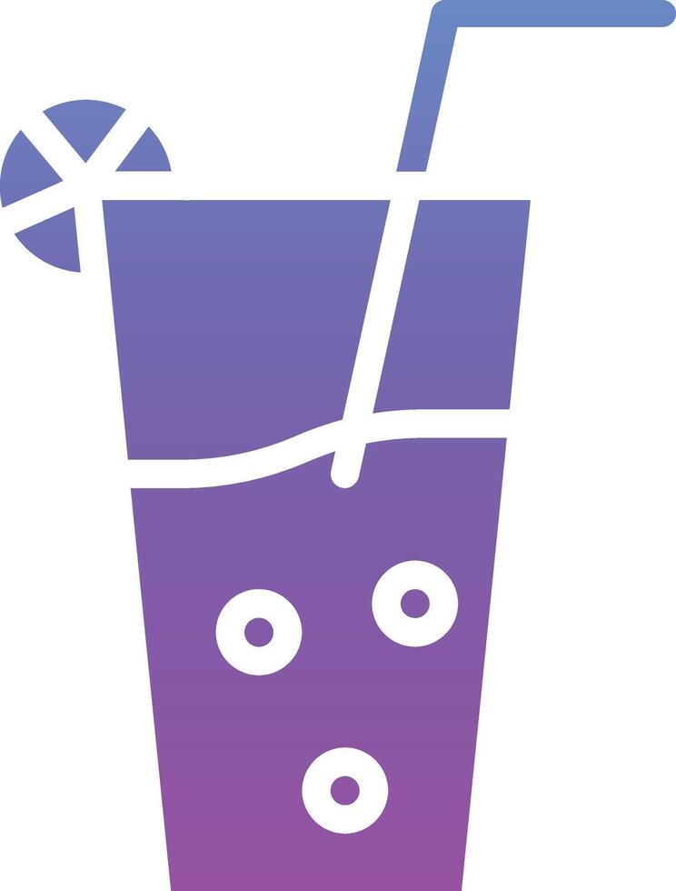 icono de vector de jugo