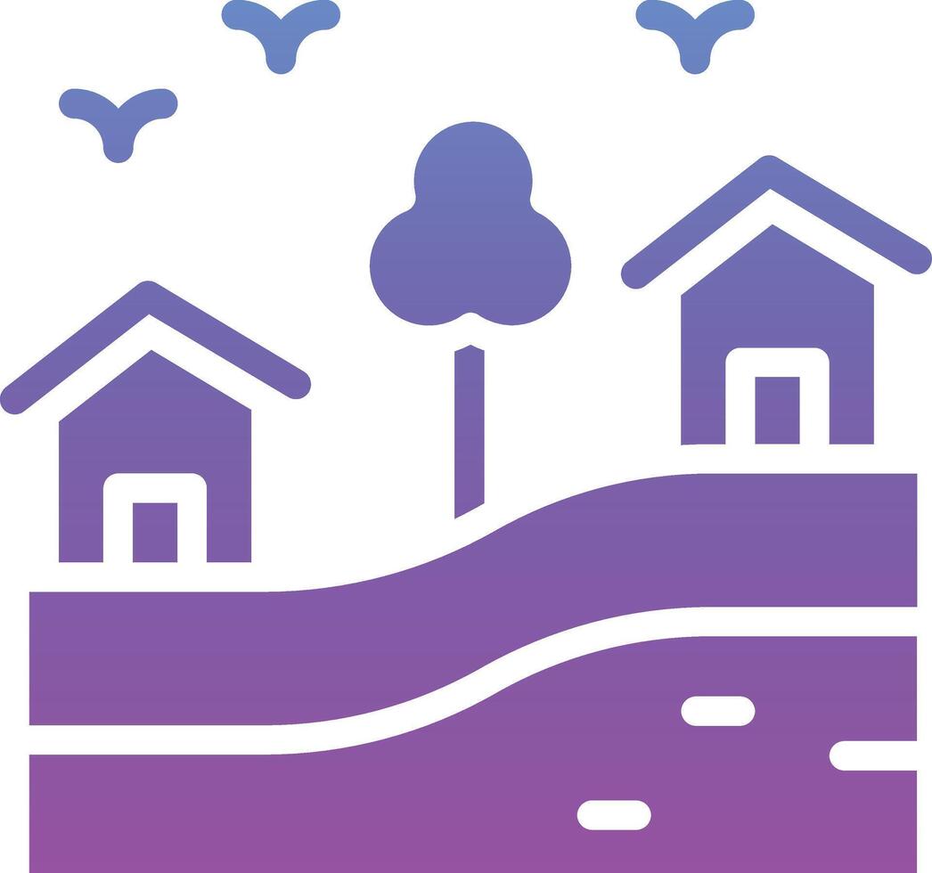 Village Vector Icon