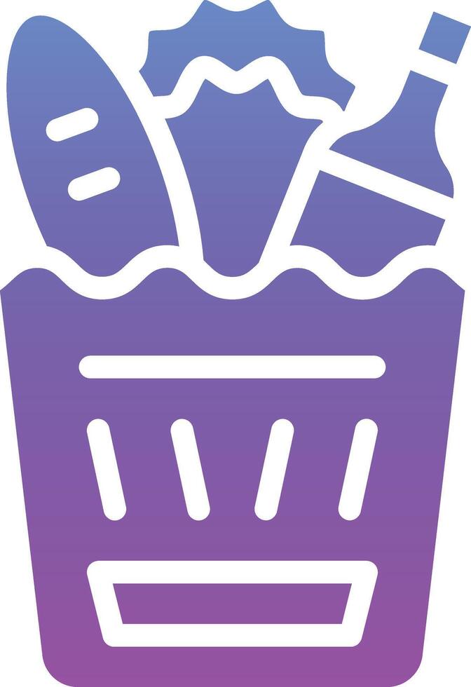 Groceries Vector Icon