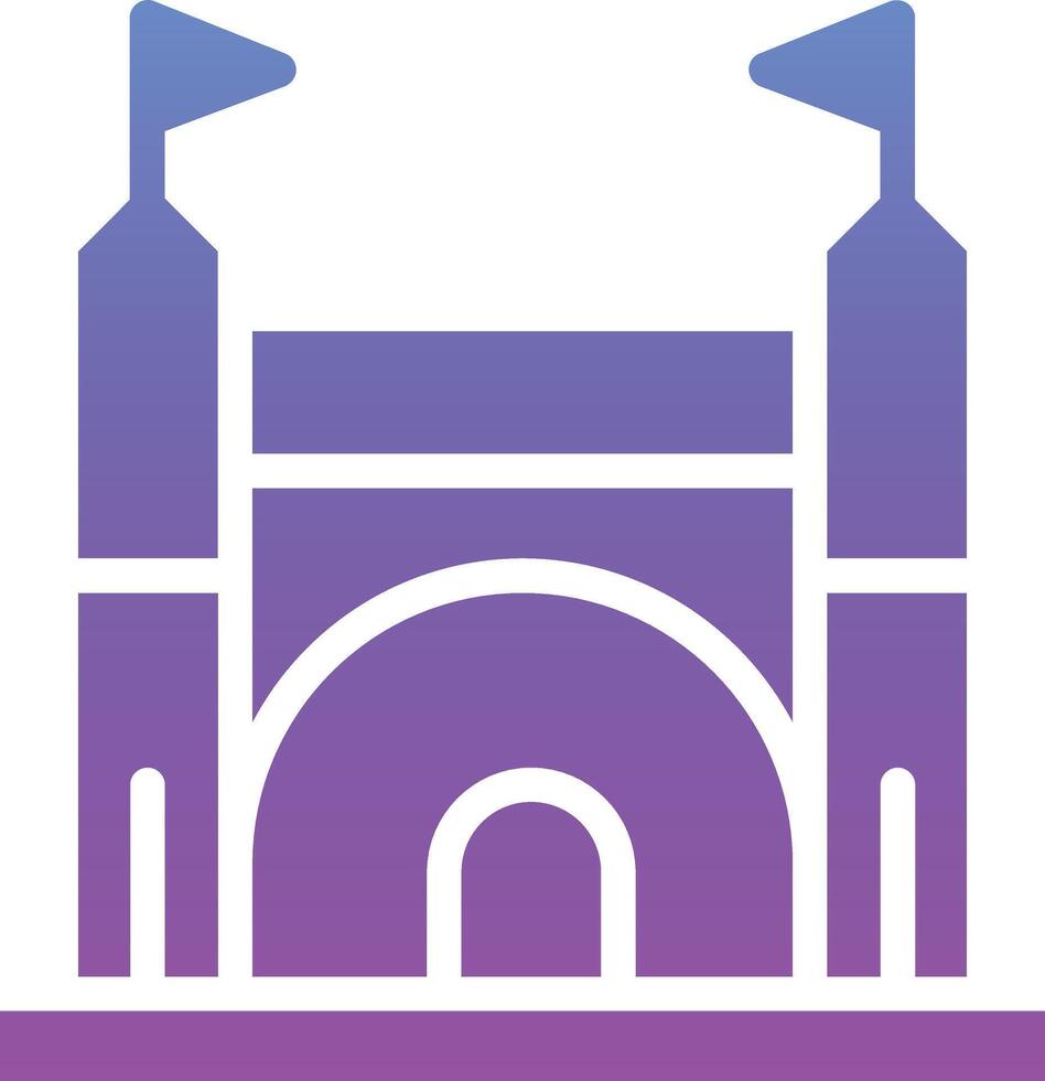Bouncy Castle Vector Icon