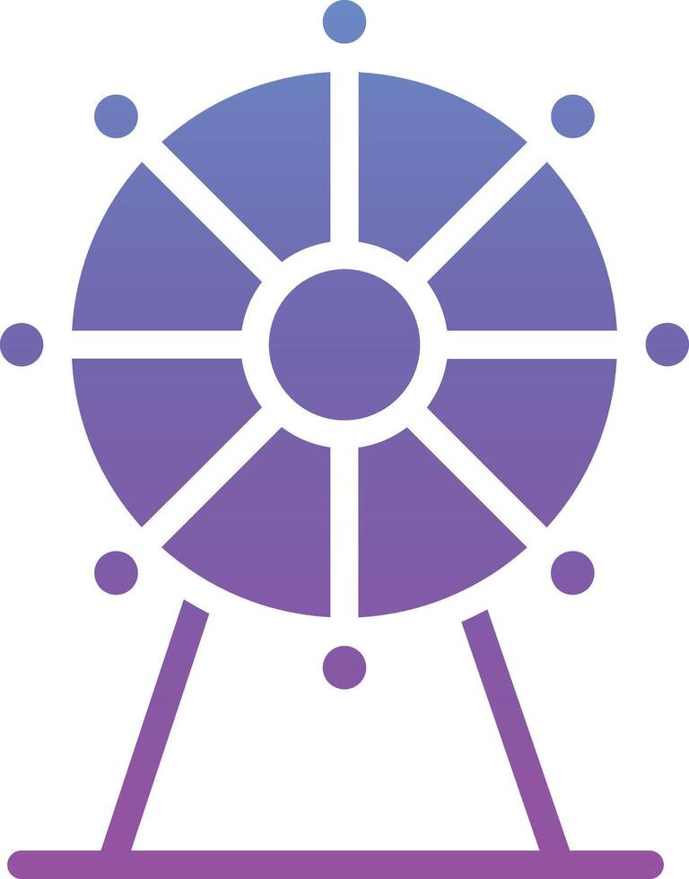 Ferris Wheel Vector Icon