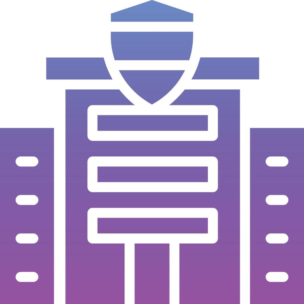 Police Station Vector Icon