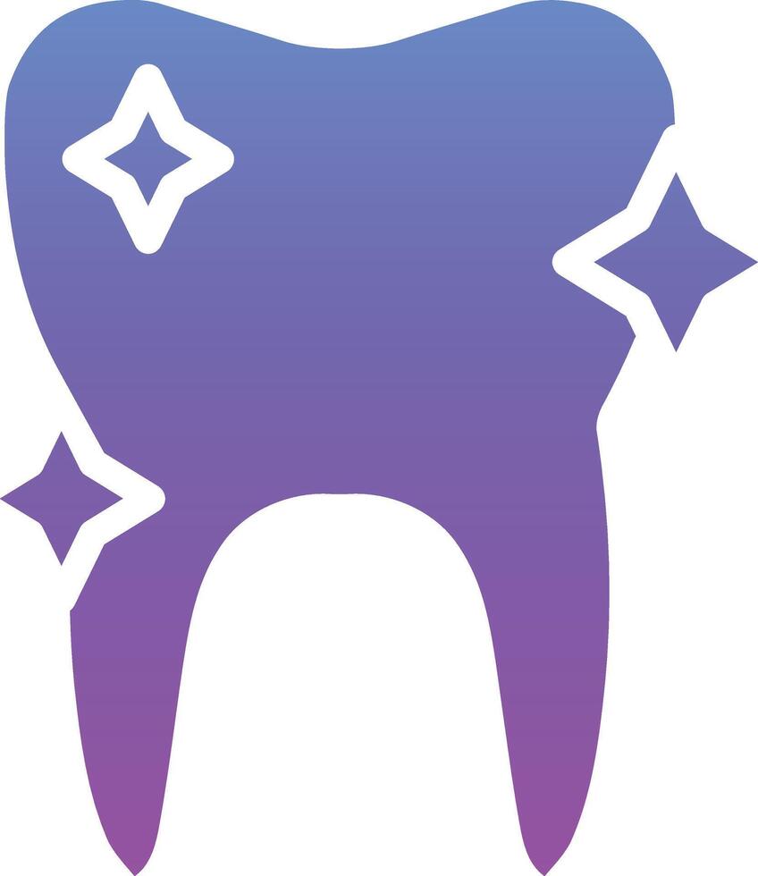 Clean Tooth Vector Icon