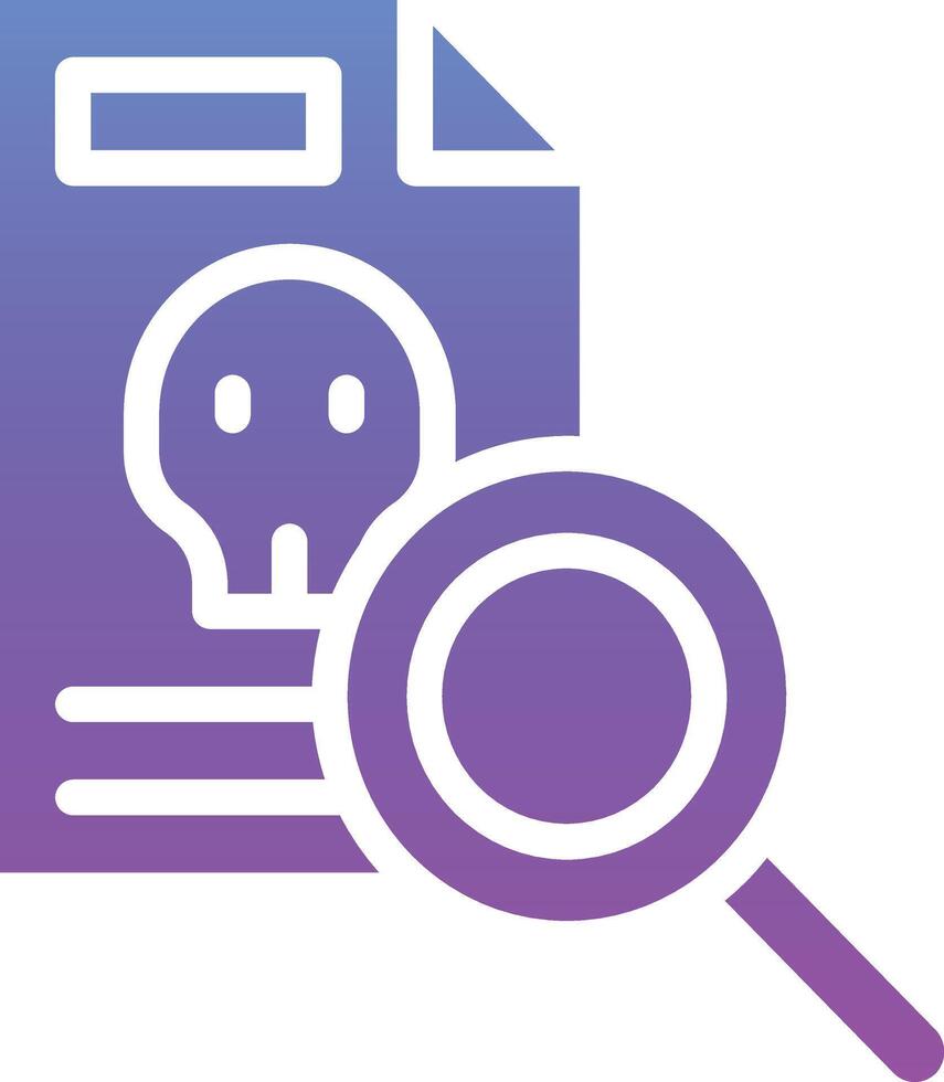 Crime File Vector Icon