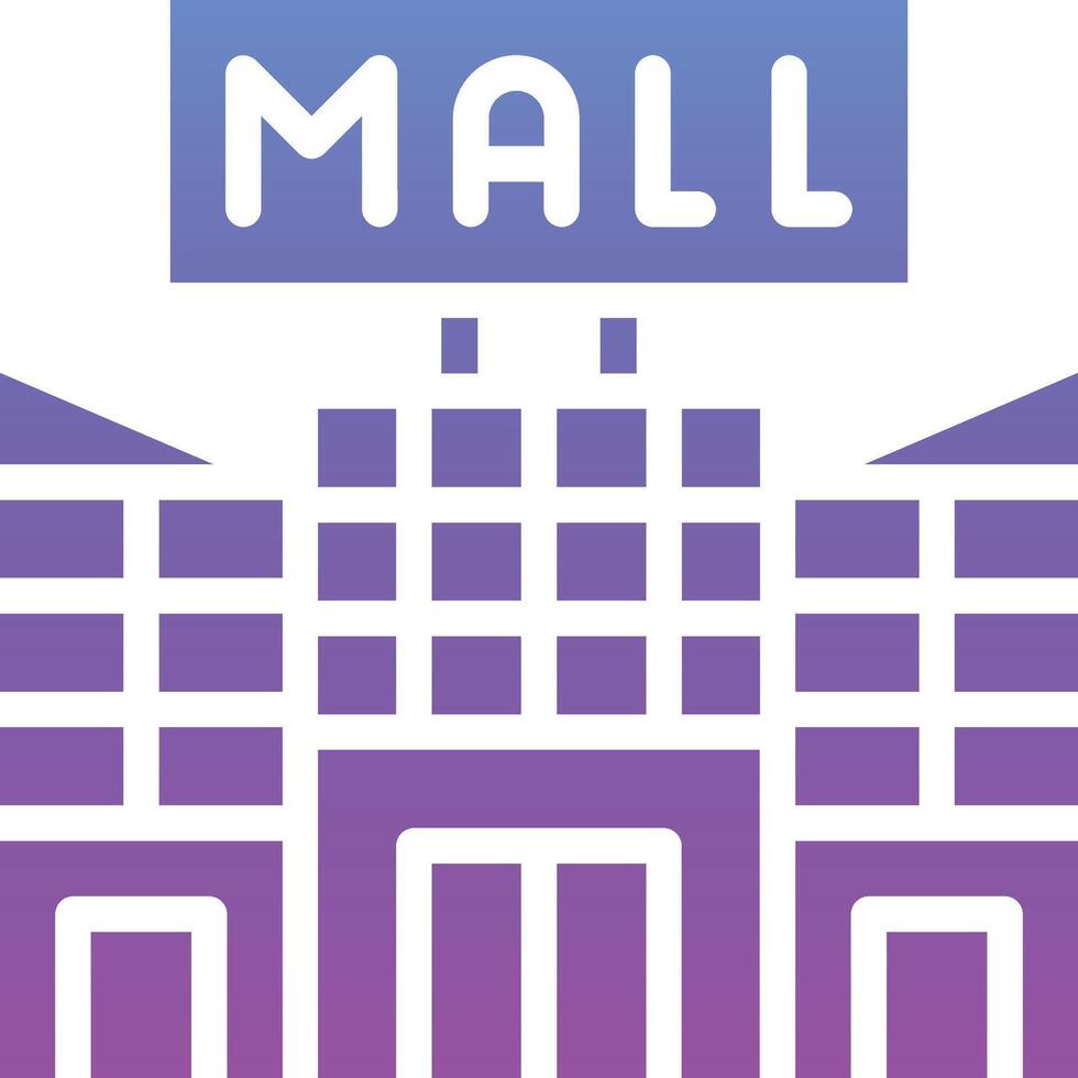 Shopping Mall Vector Icon